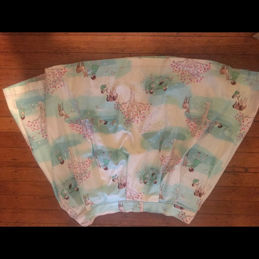 Pattern cotton skirt